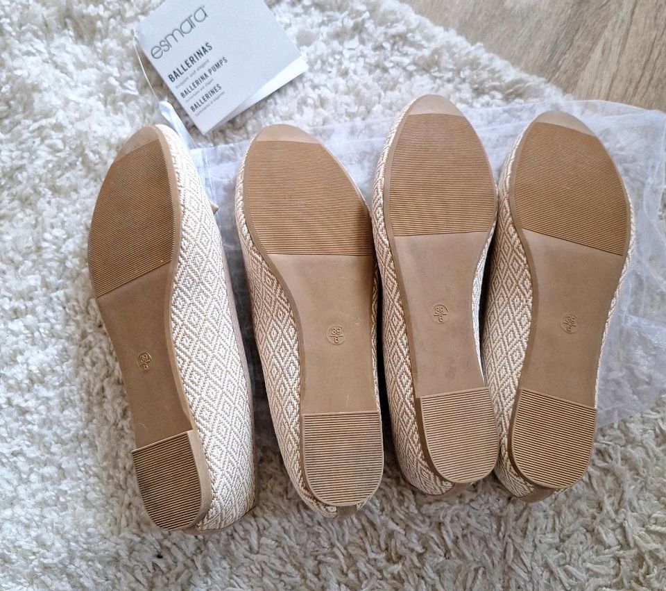 Damenschuhe Ballerina Gr.39 Neu beige Anker in Magdeburg