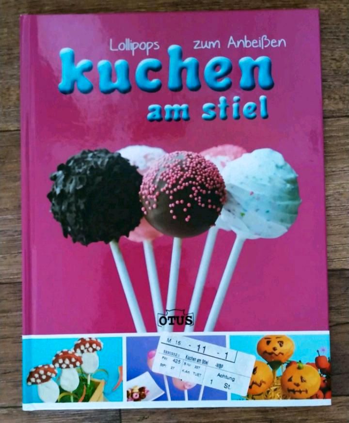 Buch Otus - Lollipops zum Anbeißen Kuchen am Stiel Rezeptbuch in Pönitz