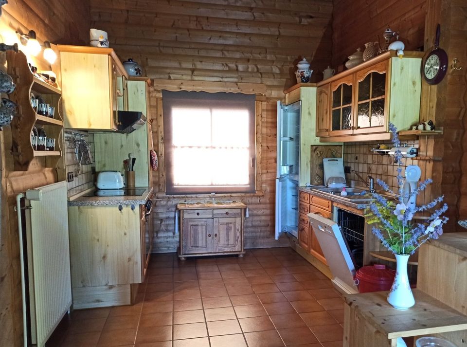 Wohlfühlen in der Natur+Gemütliches Holzhaus mit Einliegerwohnung im Harz, Bad Sachsa/Steina in Bad Sachsa