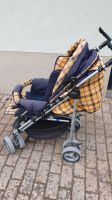 Babywelt Kinderwagen Buggy zusammenklappbar mit Tasche blau gelb Bayern - Bad Neustadt a.d. Saale Vorschau