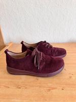 Helvesko Damen halbschuhe burgundy 40 wildleder komfortschuhe Berlin - Marienfelde Vorschau