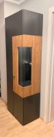 Massivschrank BxHxT 64x197x42 Vitrine von Media Massiv Raucheiche Harburg - Hamburg Wilstorf Vorschau