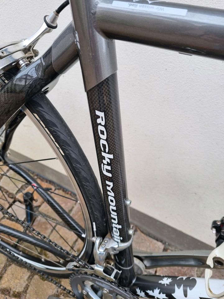 Reserviert: Rocky Mountain Rennrad Carbon 28 Zoll RH 52 Shimano in Darmstadt