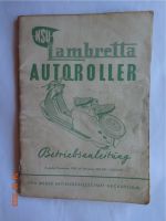 NSU Lambretta Autoroller Betriebsanl. Dez.1951 ORIGINAL Bayern - Haibach Unterfr. Vorschau