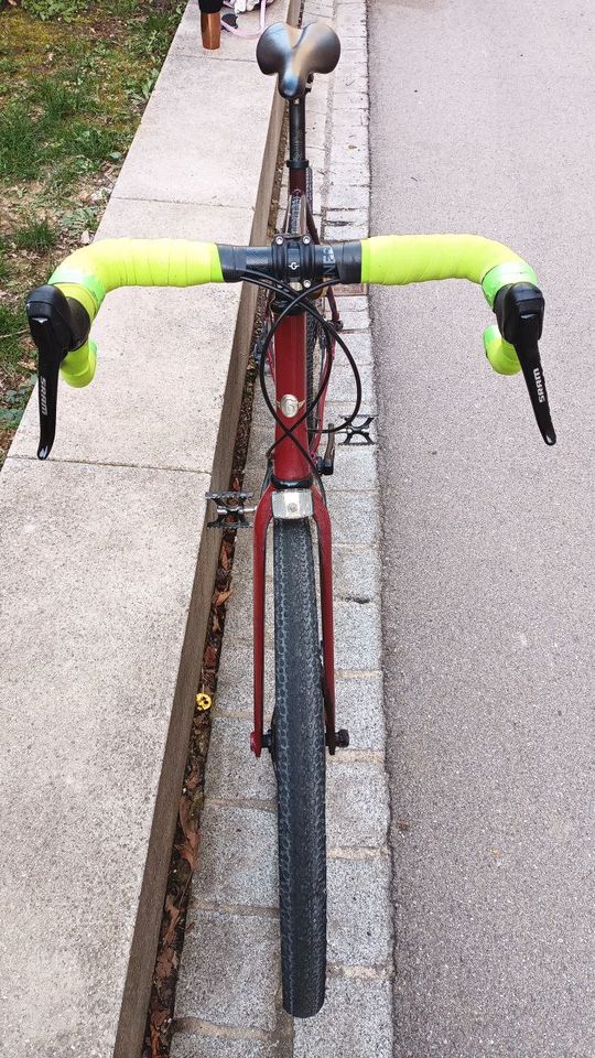 Verkaufe Rennrad Genesis Fugio Rot XL 58 cm, nur 11 Kg schwer! in Augsburg