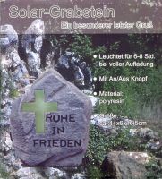 SOLAR-GRABSTEIN "Ruhe in Frieden" Bestattung Friedhof !NEU & OVP! Bayern - Ochsenfurt Vorschau
