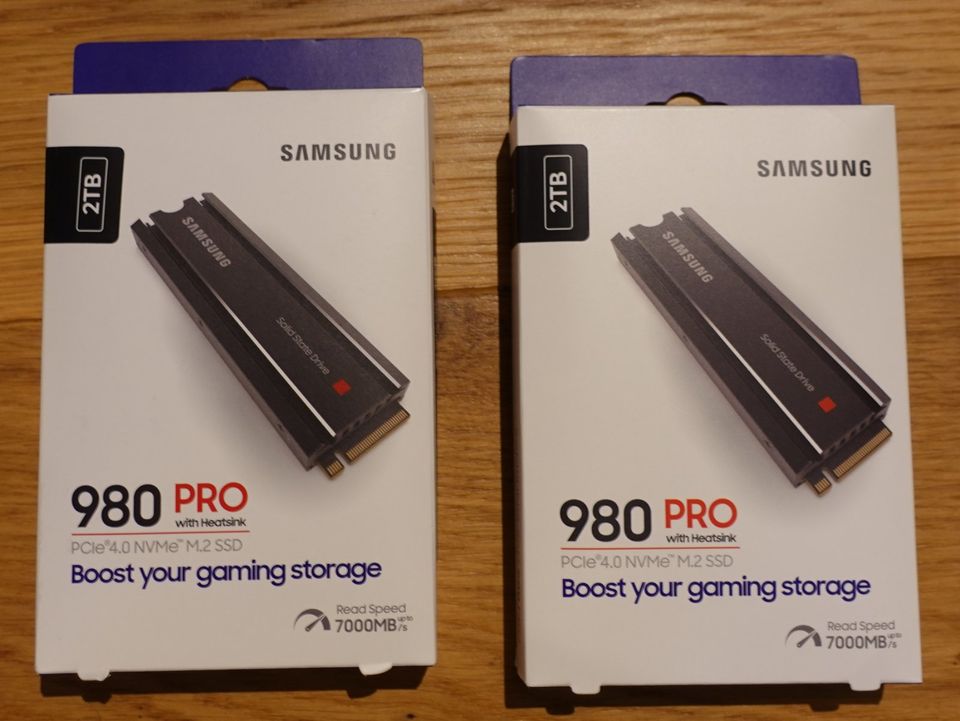 3x Samsung 980 PRO, 2x 2TB, 1x1TB, NEU in Freilassing