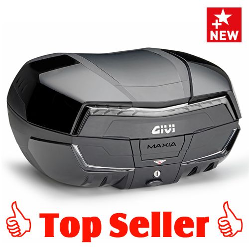 GIVI V58NNTB Maxia 5 Topcase, Reflektor transparent, 58l, schwarz in Haar