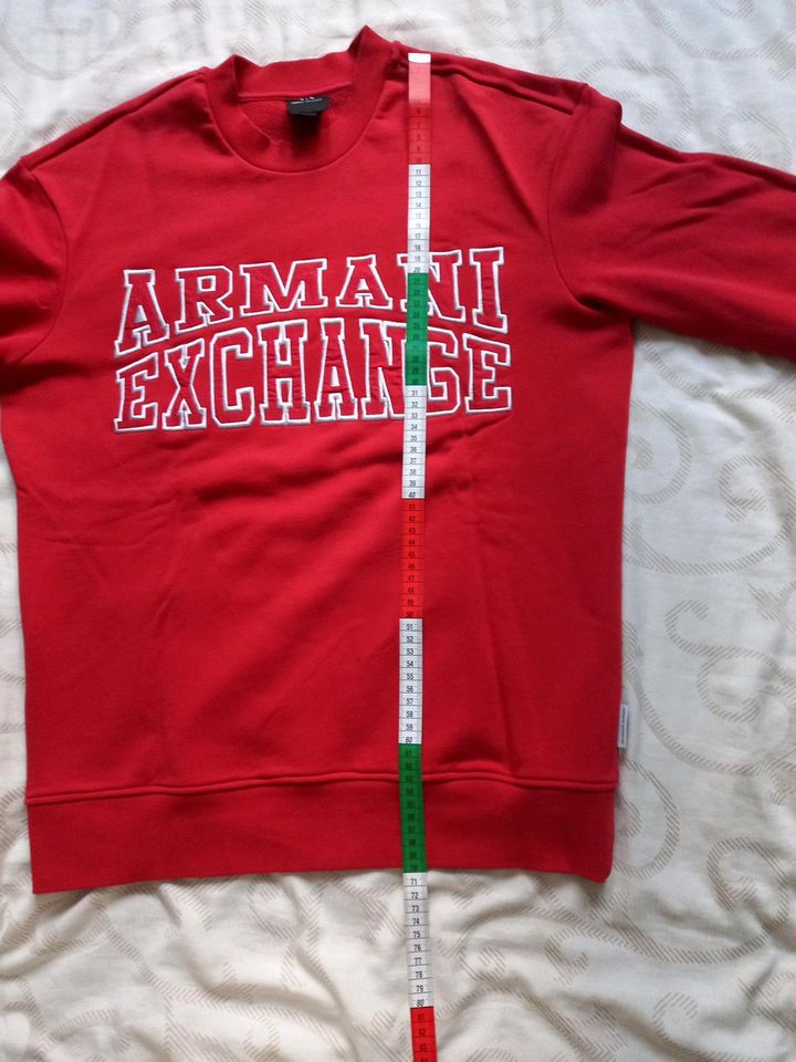 NEU!Original Armani Exchange Langarmshirt,Pulli im rot farbe Gr.M in Dortmund