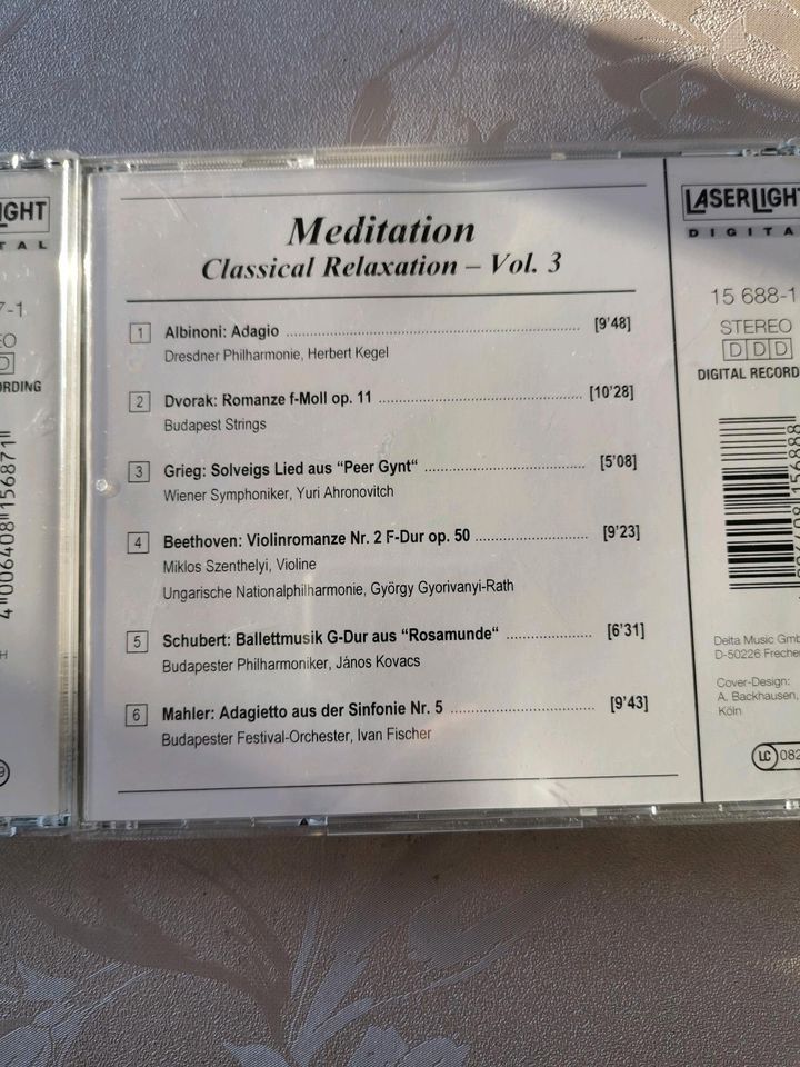 Meditations u. Tiefensuggestion Progr. zur Selbstentspannung CDs in Fredenbeck