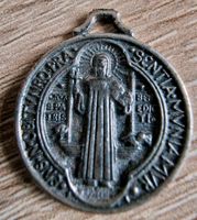 Saint Benedikt Medall 925 Sterlingsilber Baden-Württemberg - Öhringen Vorschau