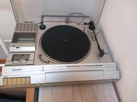 Retro Plattenspieler Kassettenrekorder Sharp stereo Musical Hessen - Biedenkopf Vorschau