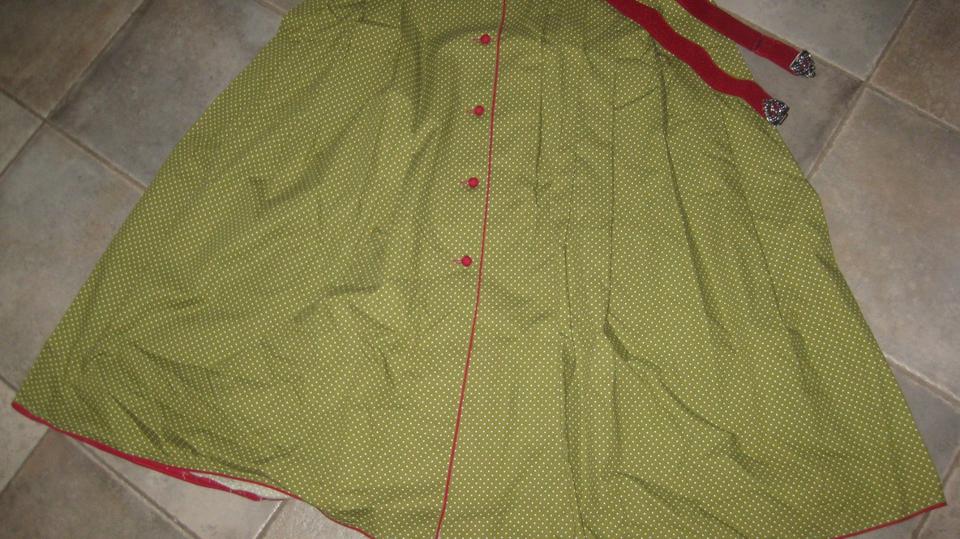 Dirndl_Kleid_grün_rot_Punkte * Chiemseer Dirndl & Tracht * 48_XXL in Gifhorn