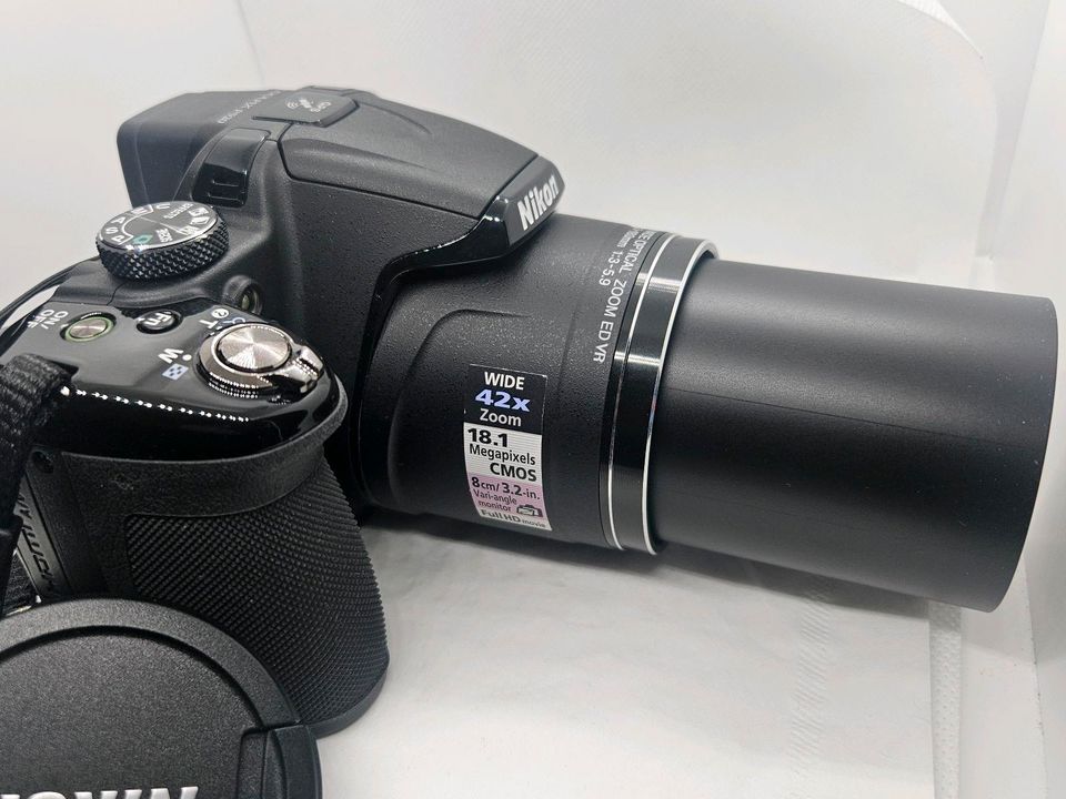 Nikon Coolpix P520 Digitalkamera schwarz, Top Zustand. in Heidesheim