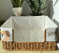 Marketex Handmade Hundebett Mittel Rattan Braun Stuttgart - Plieningen Vorschau