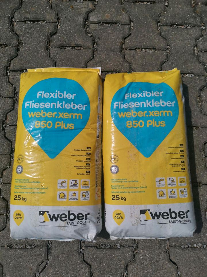 Flexibler Fliesenkleber Weber 850 Plus in Bayern - Bad Reichenhall |  Heimwerken. Heimwerkerbedarf gebraucht kaufen | eBay Kleinanzeigen ist  jetzt Kleinanzeigen