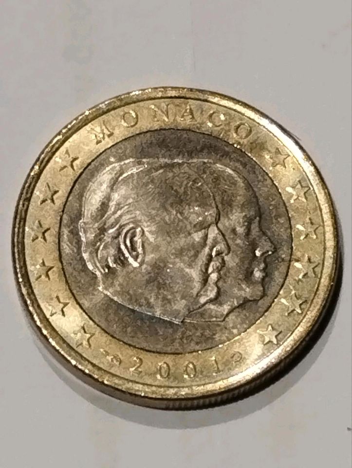 Euro , Kursmünze 1 € Monaco 2001 in Buchholz in der Nordheide