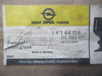 Opel Rekord/D Oldimer Seitenscheibe Neu Zum Ausstellen Neu 144016 Bayern - Allersberg Vorschau