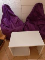 2 x Sitzsack inkl. Kleiner Tisch Hessen - Offenbach Vorschau