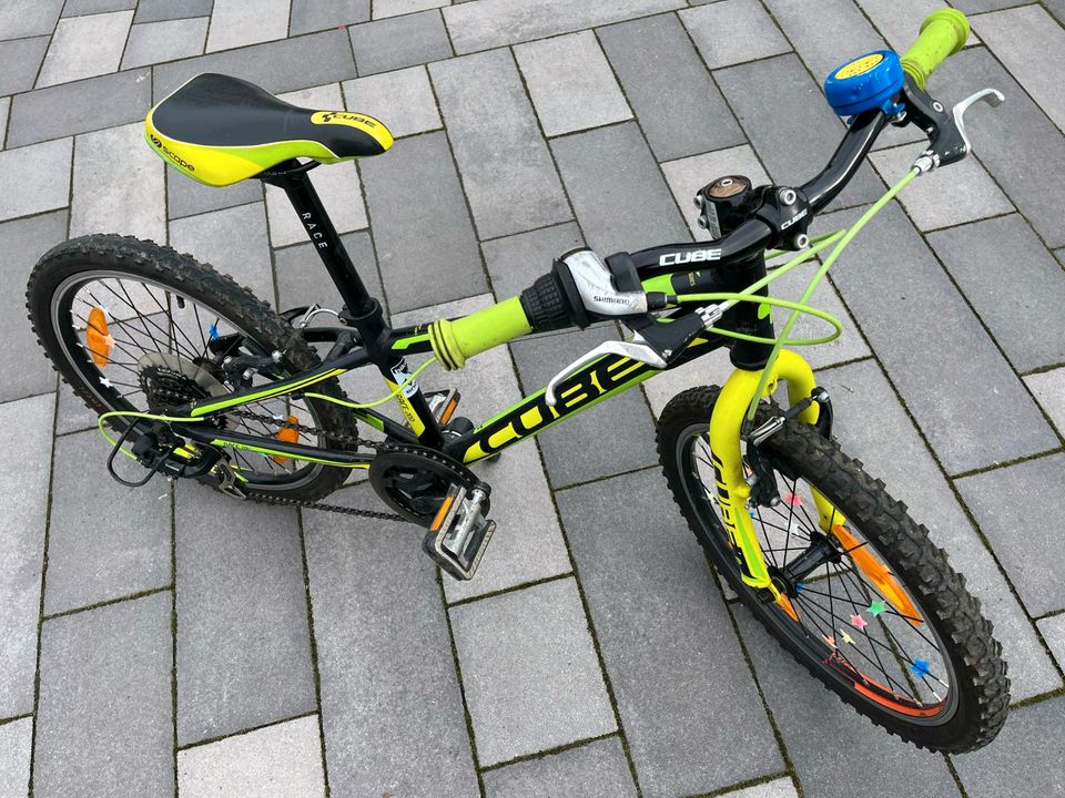 Fahrrad Cube Acid 200 grün schwarz 20 zoll in Nesse-Apfelstädt