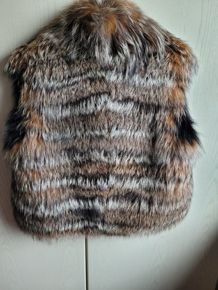 Echte Pelz Fell Weste Fellweste Pelzweste braun M  ca. 38-40 TOP in Langenhagen