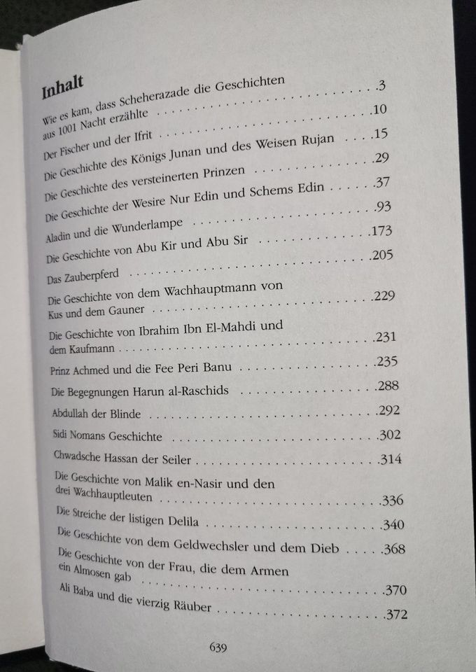 Märchen aus 1001 Nacht, dickes Märchenbuch, 640 Seiten, TOP!!! in Gehren