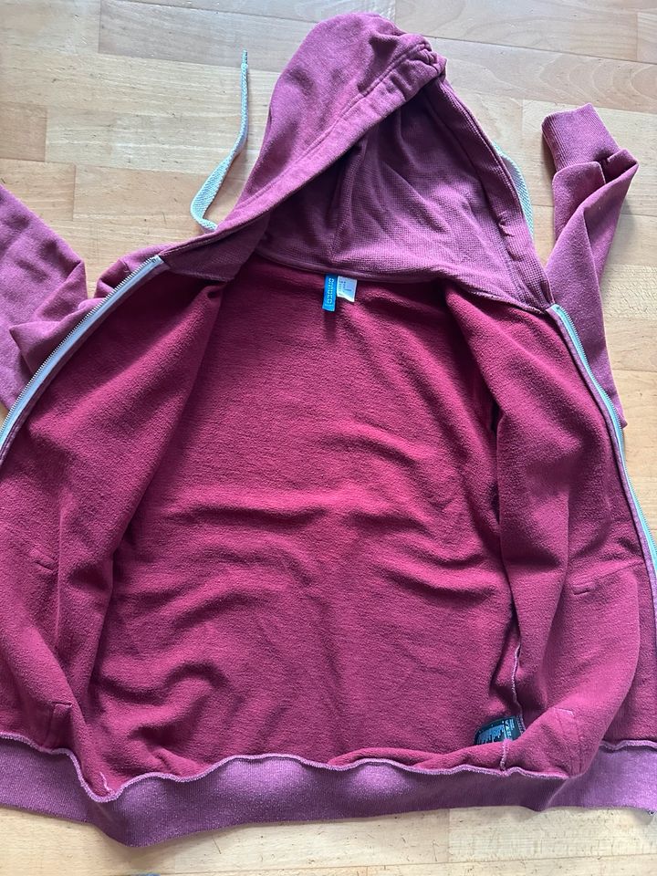 H&M ** Sweat Jacke ** Kapuze ** Gr. M ** burgundrot ** in Bammental