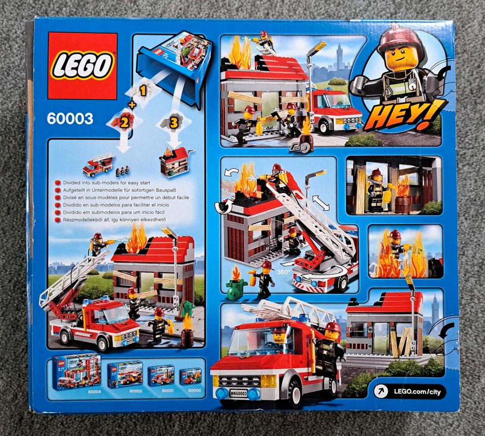 Lego City 60003 Feuerwehreinsatz in OVP in Heilbad Heiligenstadt