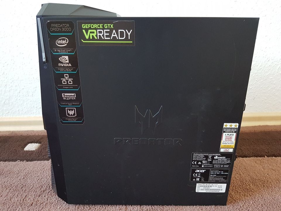 Acer Predator | i7 8700 | GTX 1070 | 32GB Ram | in Bremen