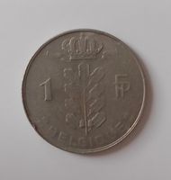 Münze Belgien 1 Franc 1974 Baden-Württemberg - Walldürn Vorschau