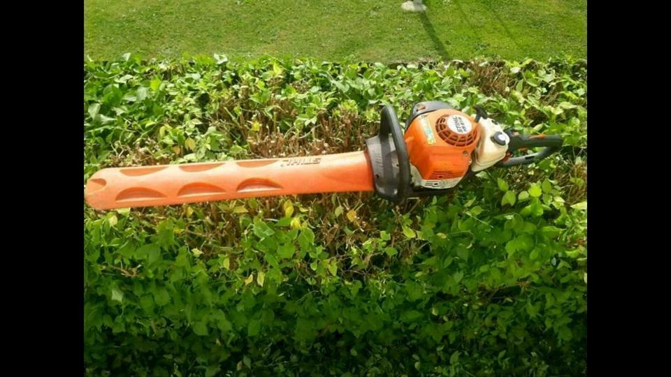 Vermiete Stihl Benzin Heckenschere Hecke Thuja Strauch schneiden in Moosbach b. Vohenstrauß