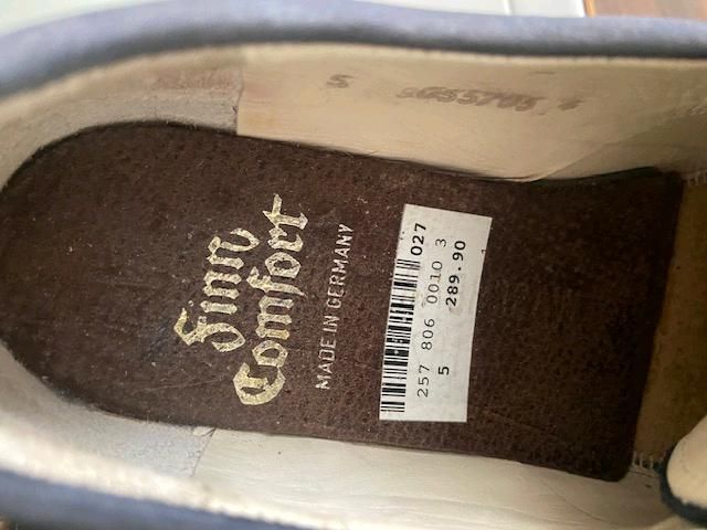 Finn Comfort Schuhe Öko slipper schnür Leder Wander Komfort in Altenbeken