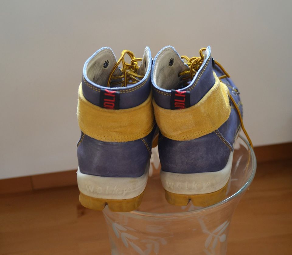 Wolky Schuhe Stiefeletten blau 40 in Bordesholm
