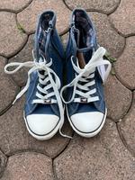 Mustang Jeans chucks sneaker 39 blau weiß Thüringen - Dorndorf Vorschau