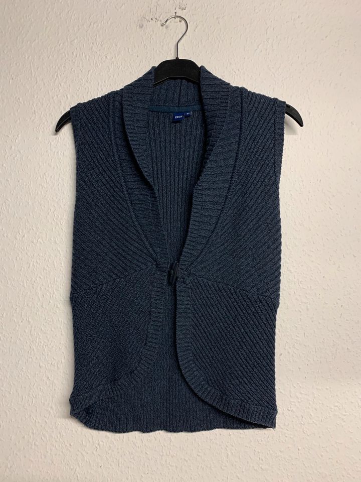 Strickweste von CECIL/Größe M/Weste/50%Wolle/Wollweste/Jacke in Berlin