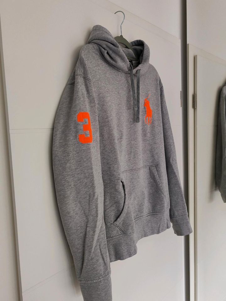 Ralph Lauren Hoodie/Sweatshirt grau Größe L in Kaarst