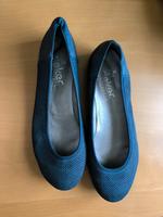 Rieker Ballerinas Gr. 41 dunkelblau navy Leder Sandalen Pumps Bayern - Oberviechtach Vorschau