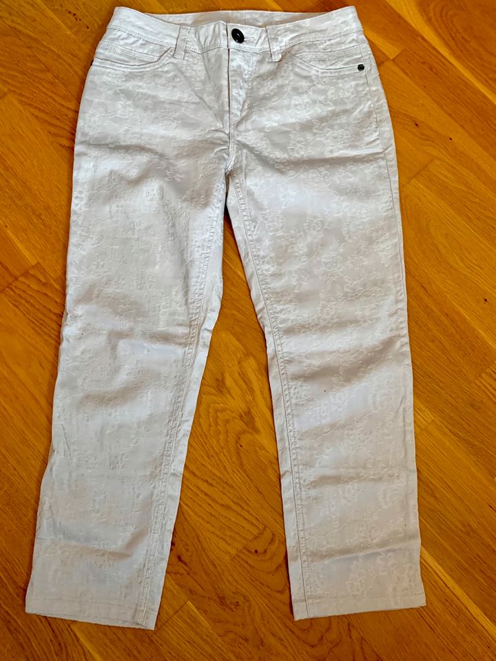 ❤️ Street one 7/8 Hose Jeans Yulia Gr. 36 L28 Slim mit Muster ❤️ in Herbolzheim