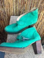 KMB. 39 Stiefelette grün Leder Suede Stiefel Boots Wildleder Nordrhein-Westfalen - Bad Salzuflen Vorschau