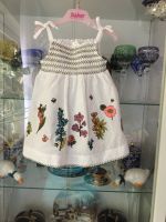 NEXT Babys Kleid Gr. 6-9 Mt mit Stickerei 100% Baumwolle Frankfurt am Main - Sachsenhausen Vorschau