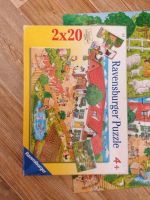 2 Ravensburger Puzzle Bauernhof mit 2x 20 Teilen Schleswig-Holstein - Fleckeby Vorschau