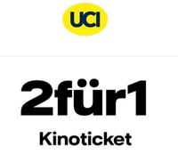 Kino Gutschein - UCI 2 für 1 - 50% Kinoticket Kinogutschein 2:1 Dresden - Dresdner Heide Vorschau