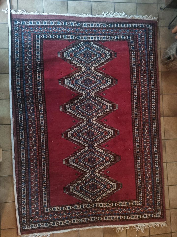 Handgeknüpfter Orient Teppich sehr fein 175 X 127 cm Pakistan in Nidderau