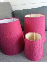 3 Ikea ⭐ Lampenschirme pink, Stoff Lampe Hessen - Haiger Vorschau