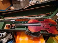 Antike Geige Mit 2 Bögen im Geigenkasten Hessen - Wiesbaden Vorschau