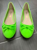 Ballerina Jumex 39 echt Leder Neon Grün Neu Schuhe Bayern - Weßling Vorschau