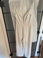 Braut Jumpsuit Charel Victoria Rüsche S/36 weiß Nordrhein-Westfalen - Troisdorf Vorschau