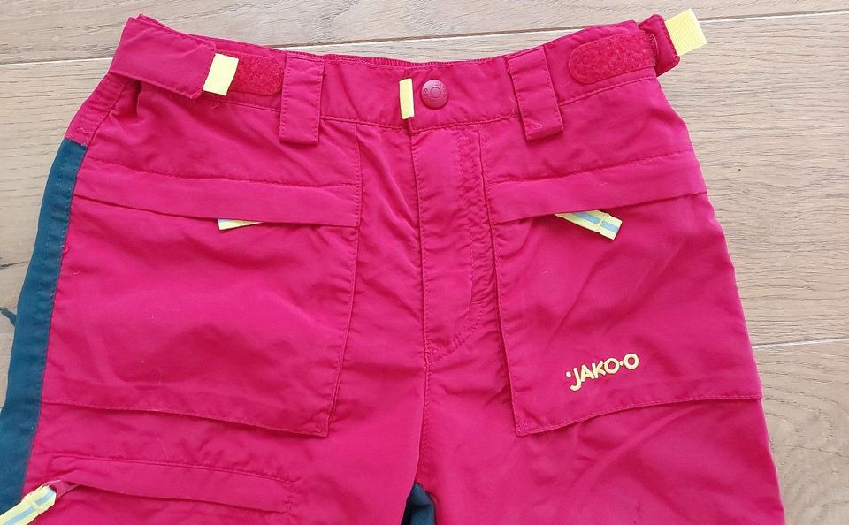 Jako-o Robusthose Outdoor zip-off Gr.146 fuchsia leicht Kniepatch in Nierstein