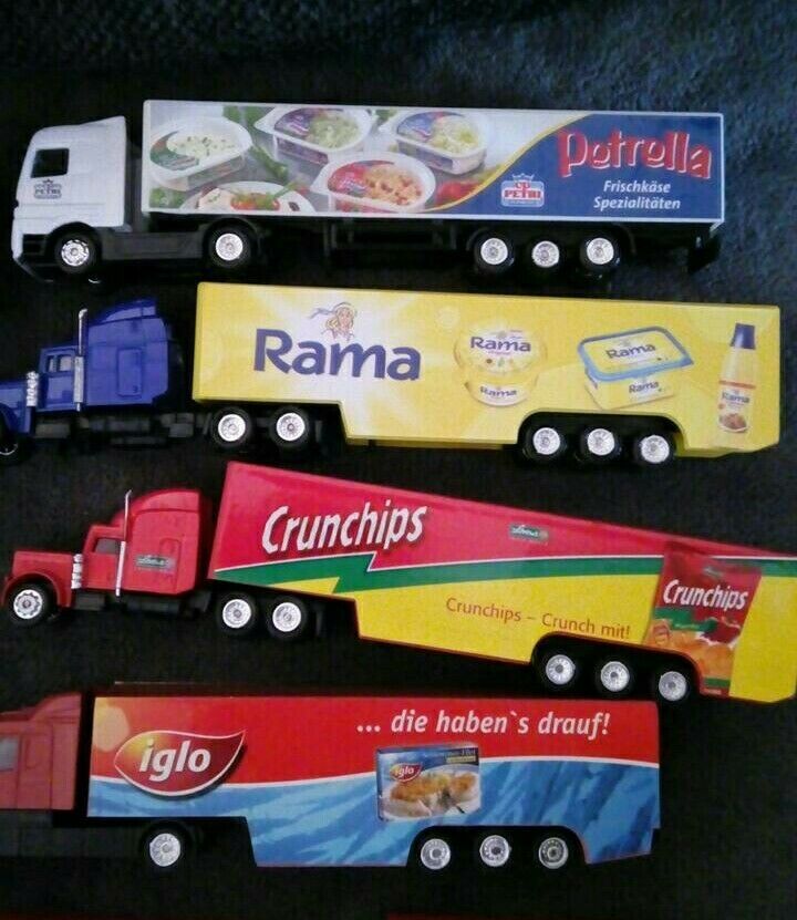 Werbe LKW Konvolut Lebensmittel Chips Rama Iglo in Hamburg