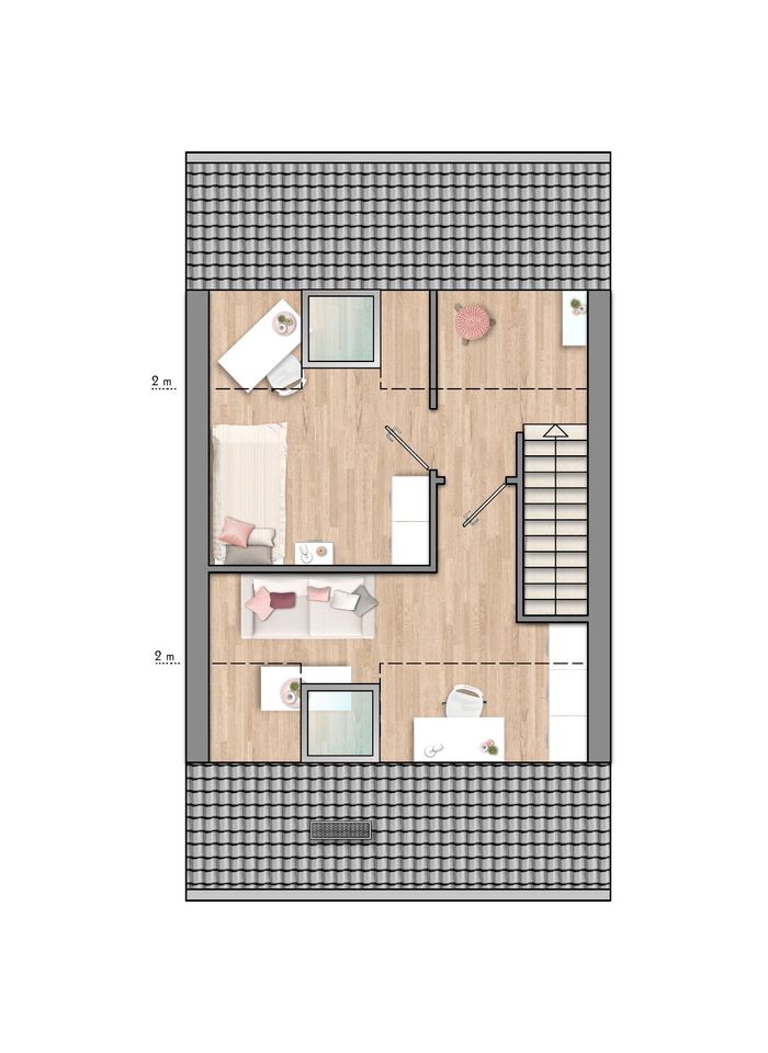 Ideal für junge Familien: Viel Freiraum mit eigenem Garten und ausgebautem Dachgeschoss in Langenlonsheim